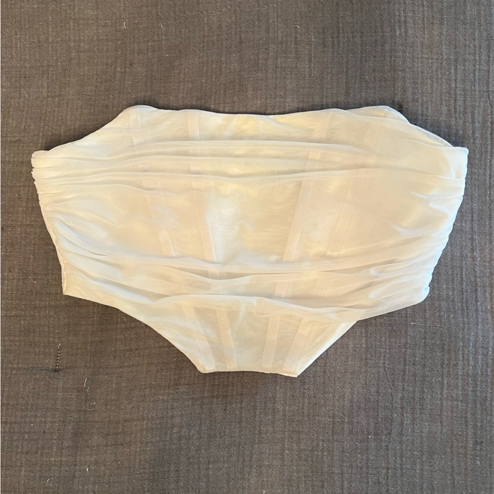 White Corset Top